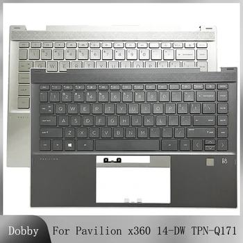 Новый Для HP Pavilion X360 14-DW TPN-I137 Ноутбук Верхний Чехол Верхняя Крышка Подставки для рук Замена Клавиатуры ноутбука L96518-001 L96530-001