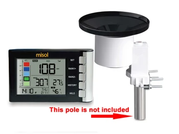 MISOL/1 единица измерения дождя, ЖК-дисплей, измерение температуры и влажности WH5360
