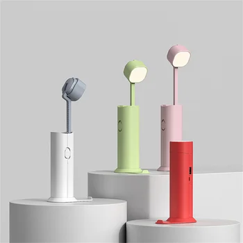 Портативная настольная лампа со светодиодной подсветкой, Многофункциональное выдвижное и перезаряжаемое МИНИ-зарядное устройство с мобильным блоком питания, ночник