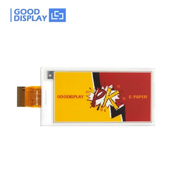 2,66-дюймовый 4-цветной дисплей для электронной бумаги, черно-белый, желто-красный, низкое энергопотребление, GDEY0266F51, для ценника ESL