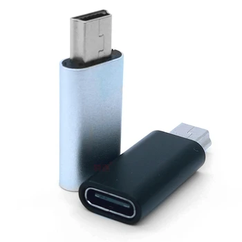USB C zu Mini USB 2,0 Adapter Typ C Weibliche zu Mini USB Männlichen Konvertieren Anschluss für GoPro MP3 Spieler dash Cam Digit