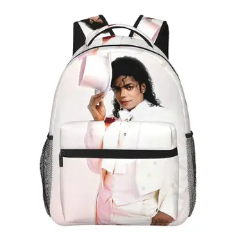 Рюкзак Майкла Джексона для девочек и мальчиков, дорожные рюкзаки для подростков, школьная сумка