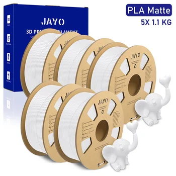 JAYO PLA/PLA META/PETG/ШЕЛК/PLA +/Дерево/Радуга/Мрамор Нить для 3D-принтера 1,75 мм 3,25/5 кг 10-кратная прочность для 3D-принтера и ручки