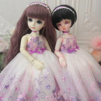 30 см 1/6, одежда для куклы BJD ручной работы, наряд Принцессы, розовая юбка, платье для девочек, одежда для маленьких кукол