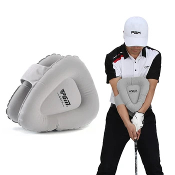 Треугольный тренажер для гольфа на воздушной подушке, стереотипное расстояние между руками, Надувной корректор для рук для гольфа, практика прямой осанки