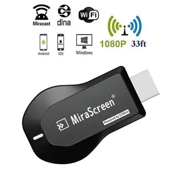 Anycast TV Stick 1080P Screen Mirror TV Dongle Беспроводной DLNA-Дисплей HD MI-Совместимый Адаптер Airplay Miracast Для IOS и Android