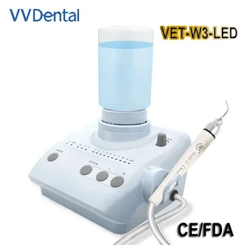 Ультразвуковой скалер VVDental VET-W3-LED Для Удаления Зубного камня, Зубных Пятен, Масштабирующая пьезо-Машина Со светодиодным наконечником