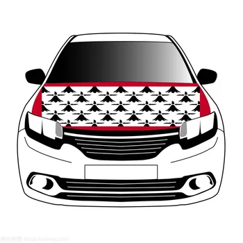 Флаги Лимузена, крышка капота автомобиля, 3,3x5 футов/5x7ft, 100% полиэстер, баннер на капоте автомобиля
