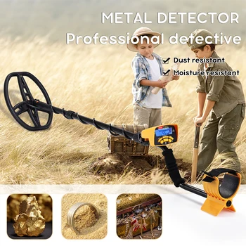 Профессиональный Подземный Металлоискатель MD6450 Детектор золота для глубокого поиска с ЖК дисплеем, Охотник за сокровищами, Искатель, сканер, Ищущий Искатель