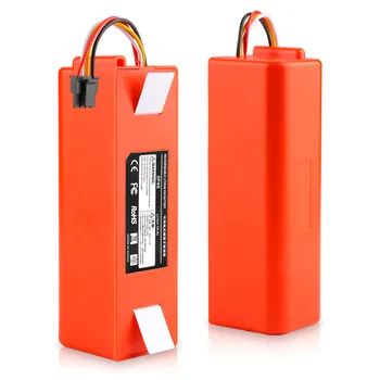 Batterie remplacement pour aspirateur Robot Xiaomi Roborock S50 S51 S55, accessoires pieces de rechange, batterie li-ion 9800mAh
