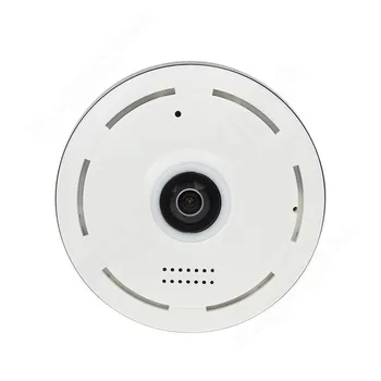 360-Градусная панорамная камера видеонаблюдения Wifi 1080p HD Беспроводная VR-камера с дистанционным управлением Камера видеонаблюдения P2P IP-камера для помещений