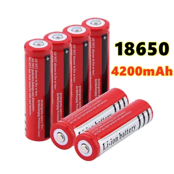 2-20 PCS 18650 Batterie 3,7V 4200mAh Wiederaufladbare Liionsbatterie Für Led Taschenlampe Torch Batery Litio Batterie