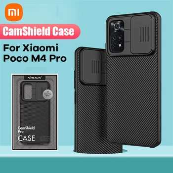 Для Xiaomi Poco M4 Pro Чехол NILLKIN Camshield Раздвижная Защита Камеры Чехол Для Телефона Xiaomi Poco M4 Pro 4G Для Poco M4 Pro