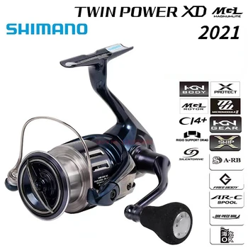 SHIMANO 2021 TWIN POWER XD C3000HG C3000XG 4000PG 4000HG 4000XG C5000XG 4.4/5.8/6.0/6.2/6.4:1 Рыболовная катушка для спиннинга в морской воде
