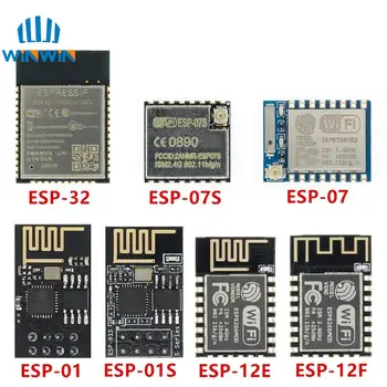 1шт ESP8266 ESP-01 ESP-01S ESP-07 ESP-07S ESP-12 ESP-12E ESP-12F ESP-32 последовательный беспроводной модуль WIFI беспроводной трансивер 2.4G