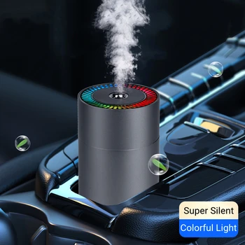 Автомобильный Увлажнитель воздуха USB с Красочной Подсветкой Автоматический Встроенный Старт-стоп С Сильным Туманом Мини-Ароматерапевтический Диффузор Fragrance Humidificador