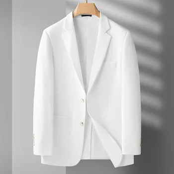 5860-2023 Осенне-зимний новый продукт, мужской костюм, деловая повседневная куртка в сетку, мужская верхняя куртка в западном стиле