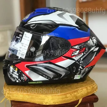Мотоциклетный шлем X-Spirit III S1000 RR Полнолицевой шлем X-Четырнадцать Белый Муравей Спортивный гоночный шлем Мотоциклетный шлем