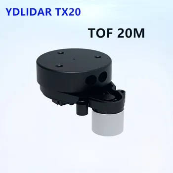 EAI 20m 4K для наружного использования лазерного радара TOF с антибликовым покрытием YDLIDAR TX20, малогабаритного высокопроизводительного лидарного датчика