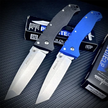Cold Steel 20NSCLU 4416 Outdoor Pro Lite Clip Point Складной Карманный Нож EDC G10 Ручка Тактический Охотничий Нож Режущие Инструменты