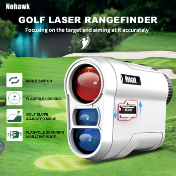 Оптический Лазерный Дальномер Nohawk Golf 600M 1000M С Компенсацией Угла Наклона для Охоты на Открытом Воздухе