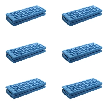 6X Персонализированная складная поролоновая водонепроницаемая подушка для сиденья (синяя)