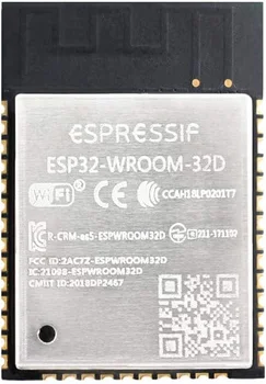 ESP32-WROOM-32D【4M】 Отличная дальность беспроводной передачи, Высокая плотность интеграции, Встроенный модуль MCU wifi + BT + Bluetooth LE