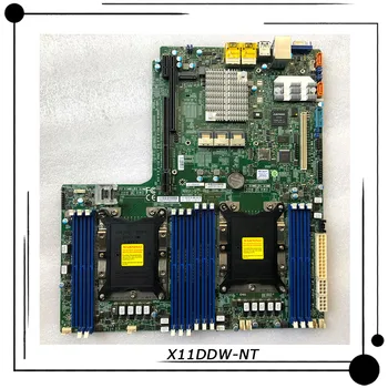 X11DDW-NT Для сервера Supermicro Двухсторонняя материнская плата Intel C622 LGA-3647 DDR4 PCI-E 3.0 Высокого Качества, полностью протестирована, быстрая доставка