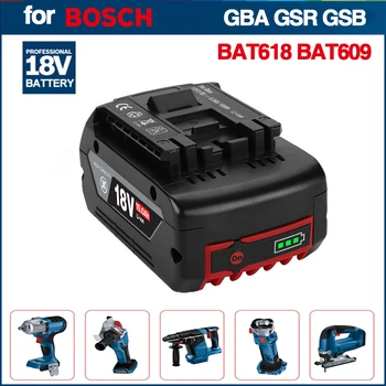 100% Оригинал Для Bosch BAT609 BAT610 BAT618 BAT619 18 В 6,0/8,0/10Ah Литий-ионный Аккумулятор Для Резервного копирования электроинструмента