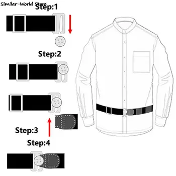 Доступны два ремня Для удобного ношения рубашки Регулируемый Ремень, Нескользящий, защищающий от морщин Держатель для рубашки, Фиксирующий держатель для ремня
