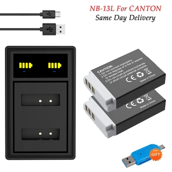 PALO NB-13L NB13L NB 13L Аккумулятор + ЖК-USB Зарядное устройство для PowerShot G5X G7X G9X G7 X Mark II G9 X, Аккумуляторов SX620 SX720 SX730 HS