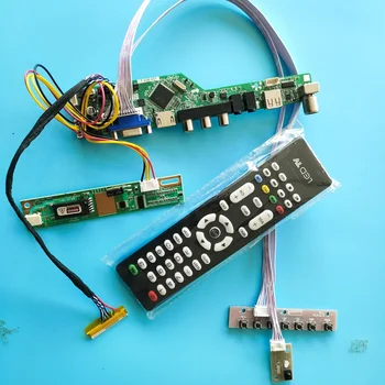 для платы драйвера LP133WX1 (TL) (N2) 30pin VGA AV TV Контроллер USB Модуль Цифрового сигнала 1 лампы 13,3 