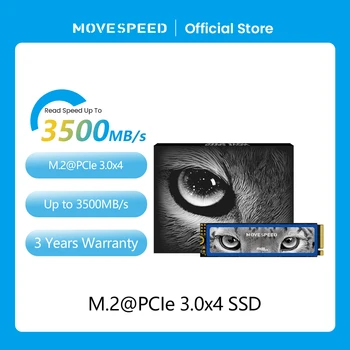 MOVESPEED SSD M.2 NVMe 1 ТБ 2 ТБ Внутренний твердотельный накопитель PCIE 3,0x4 SSD Жесткий диск для настольных ноутбуков