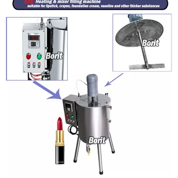 Машина для смешивания губной помады в резервуаре для растворения электрического нагрева бальзама для губ