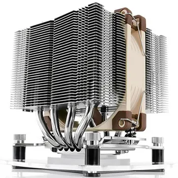 Процессорный кулер Noctua NH-D9L с 4 тепловыми трубками (Мультиплатформенный 115X/AMD/двухбашенный кулер/Совместимая гребенчатая память/Высота 11 см)