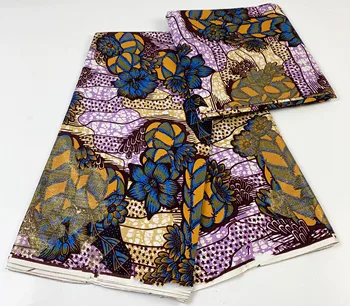 100% Настоящий воск, африканская супер батиковая ткань для пошива Платья, Настоящий оригинальный Grand Super Glitter Glam Ankara Wax Pri