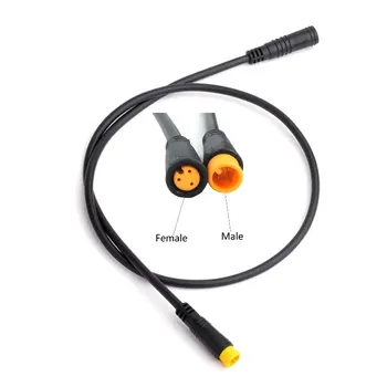 JULET Водонепроницаемый 3-контактный удлинитель для мужчин и женщин, датчик освещения двигателя, дисплей дроссельной заслонки, кабель для преобразования Ebike
