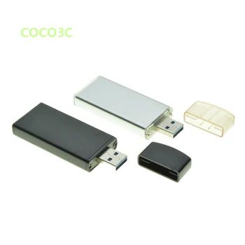 Корпус SSD с USB 3,0 на M.2, USB3.0 на NGFF, Адаптер для жесткого диска с ключом B + M, корпус SSD с ключом M2 SATA, Внешний жесткий диск, Мобильная коробка