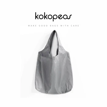 KOKOPEAS Многоразовый кошелек для продуктов, Моющиеся складные сумки-тоут для покупок, прочная легкая экологичная сумка на плечо